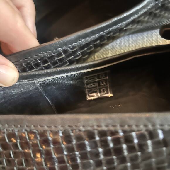 Jeffrey Campbell Black Woven Leather Loafers Sise Womens 8 - Picture 7 of 8